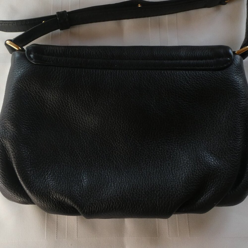 MARC by MARC JACOBS Classic Q Percy Flap Crossbody, Black Leather - Picture 3 of 15